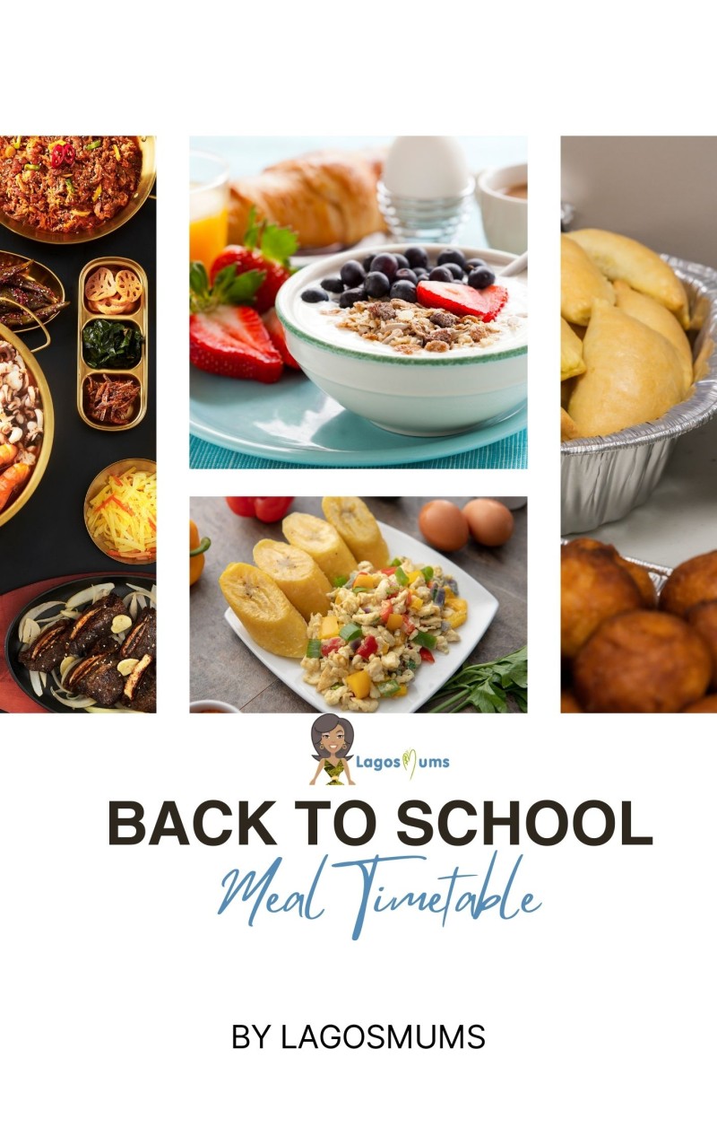 Back to School One Month Timetable