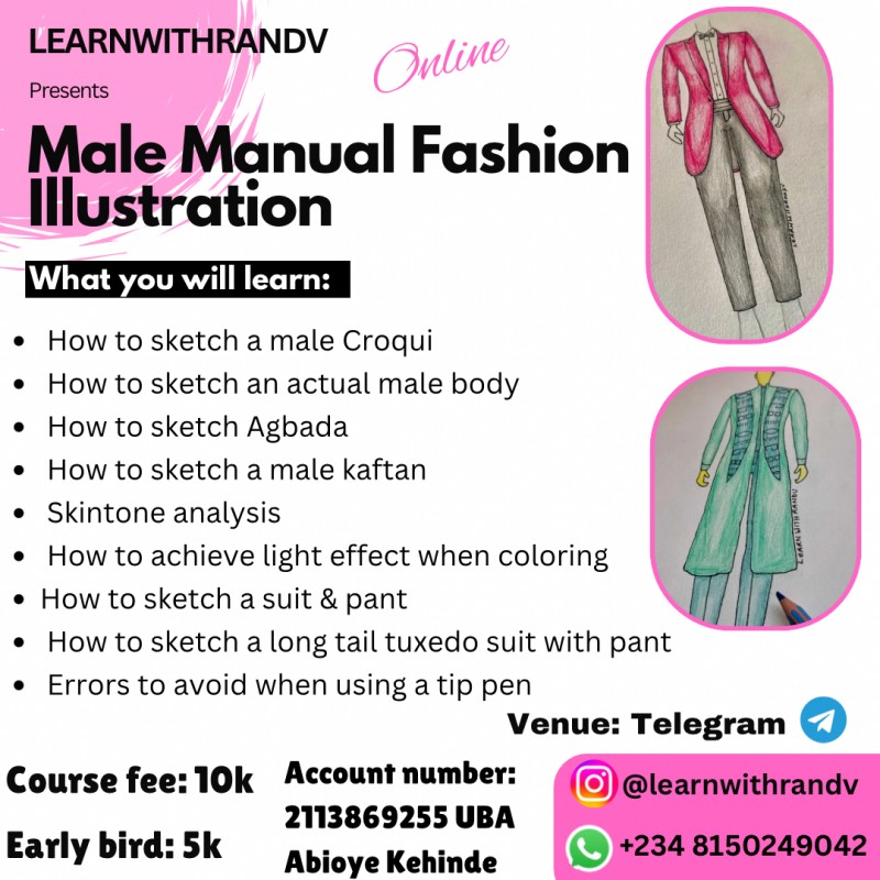 Male Manual Fashion Illustration