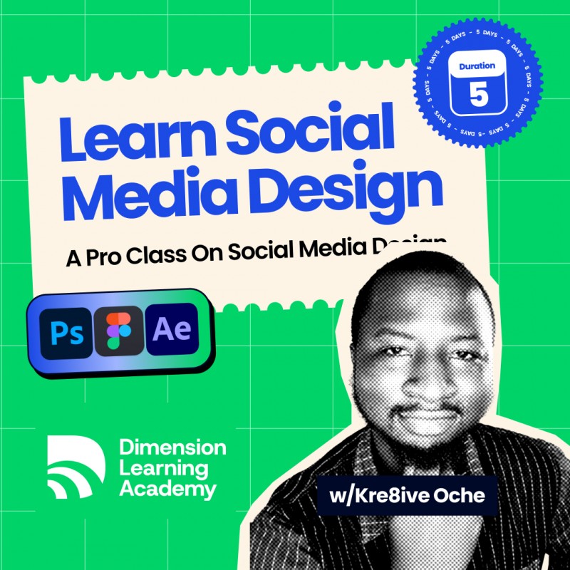 Buy learn social media design by dimension on selar
