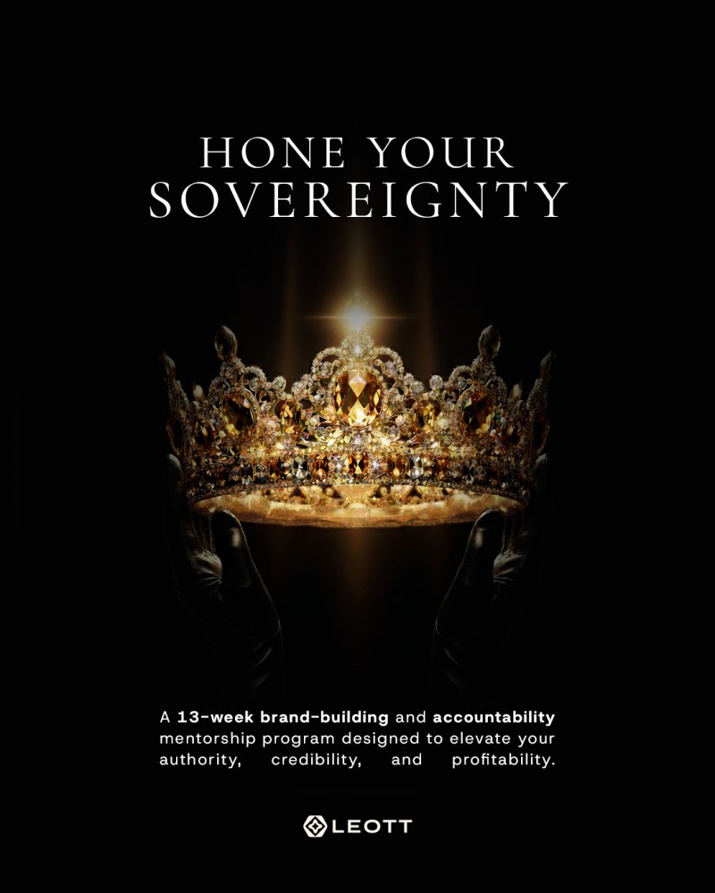 Hone your Sovereignty: 13-Week Brand-Building & Accountability Mentorship