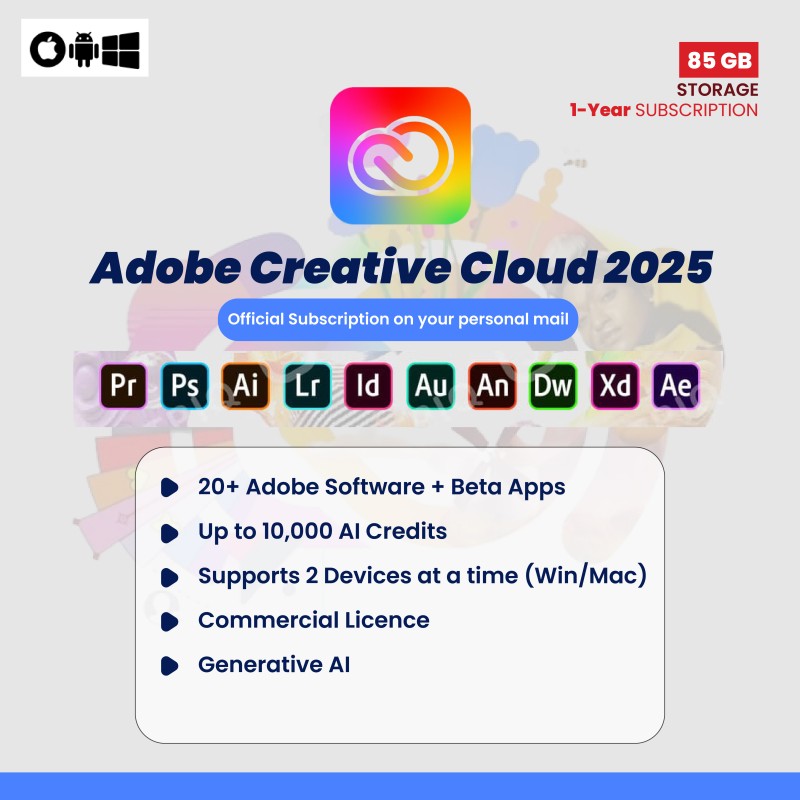 Adobe Creative Cloud – Enterprise Plan (1 Year)