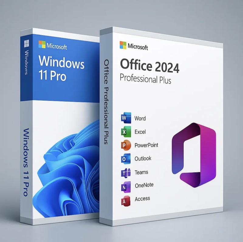 Microsoft Office 2024 Professional Plus + Microsoft Windows 11 Pro