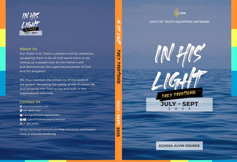 In His Light Daily Devotional, July - September 2025