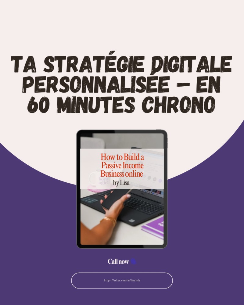 Appel - Stratégique d'Orientation Rapide                         [ BOOK UNE CONSULTATION AVEC MOI 📞☎️ 1H ]