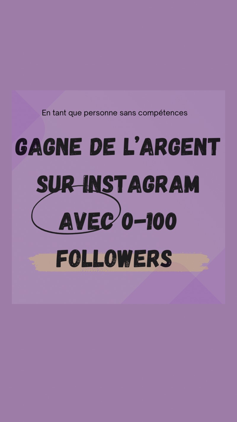 Comment faire un revenu passif sur Instagram en tant que débutant avec des produits numériques💰