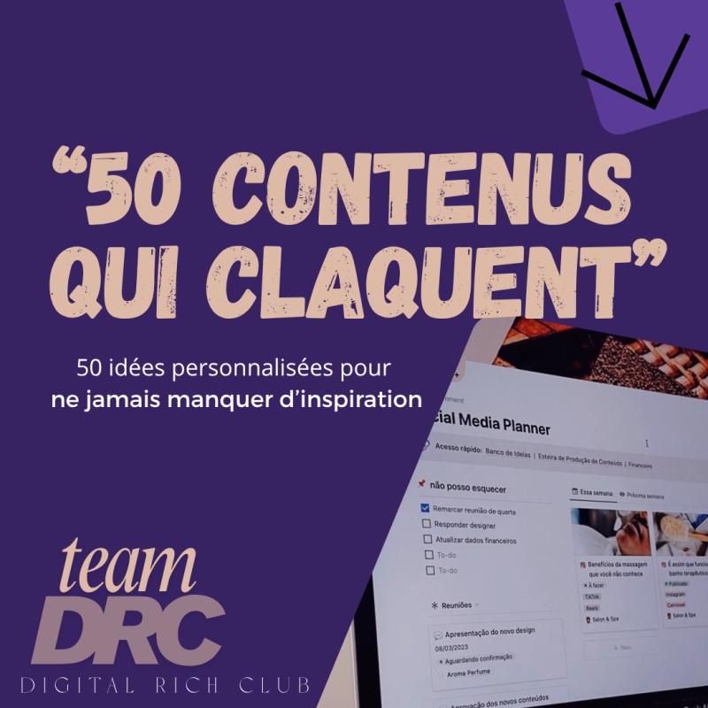 IDÉES CONTENUS PERSONALISÉE