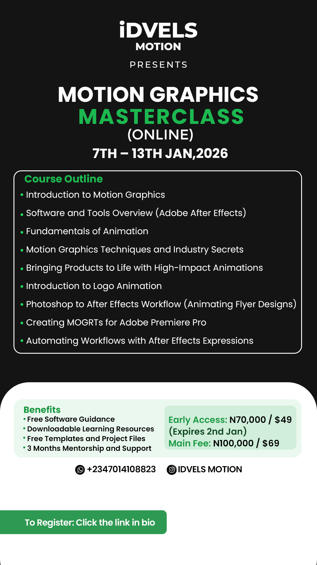 Motion Graphics Masterclass