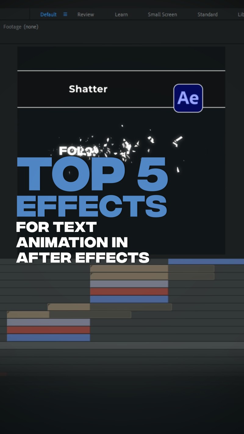 Top 5 Effects for Text in After effects