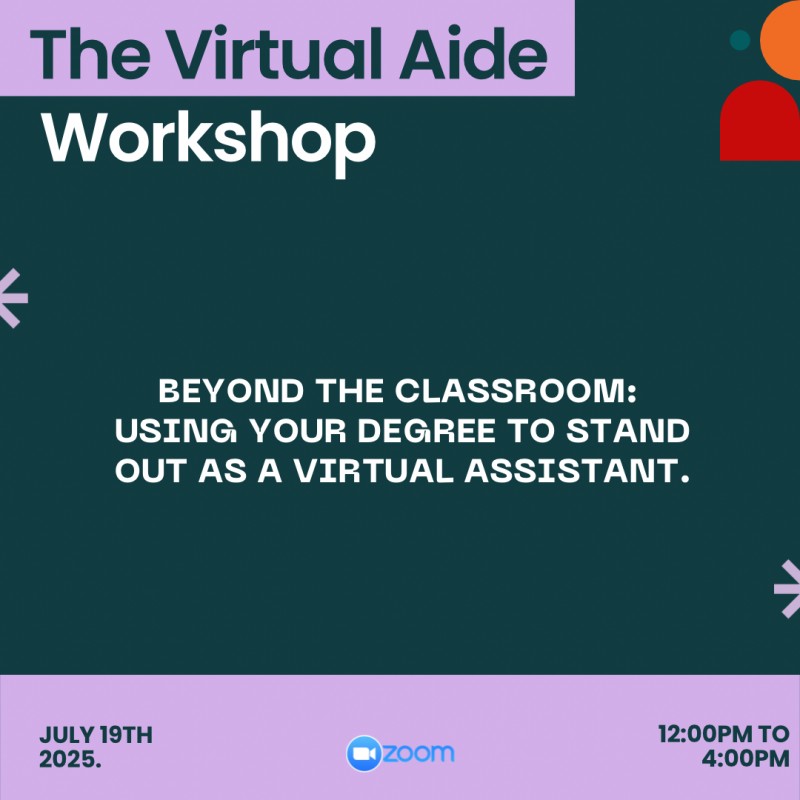 The Virtual Aide Workshop Ticket
