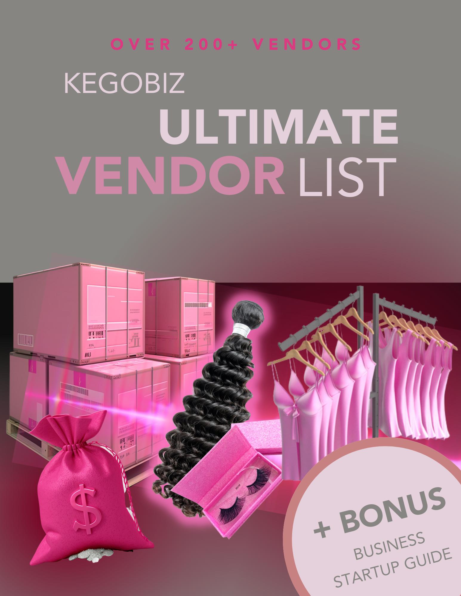 China ultimate vendor list