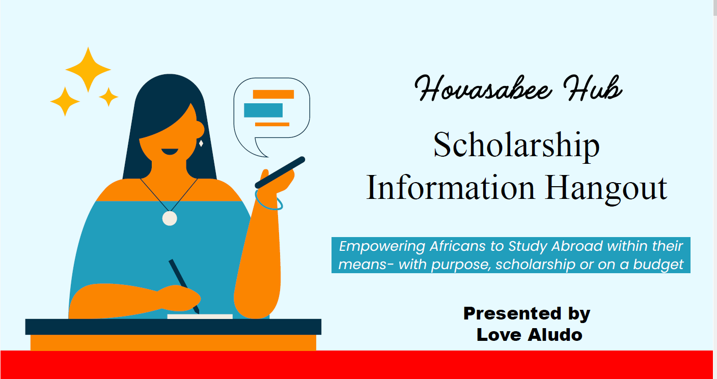 Scholarship Information Hangout Recording