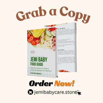 JEMI BABY FOOD GUIDE