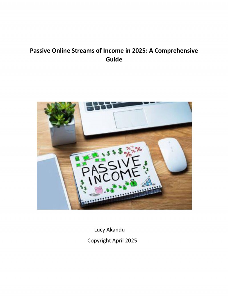 Buy Passive Online Streams of Income in 2025 by Lucy Akandu on Selar