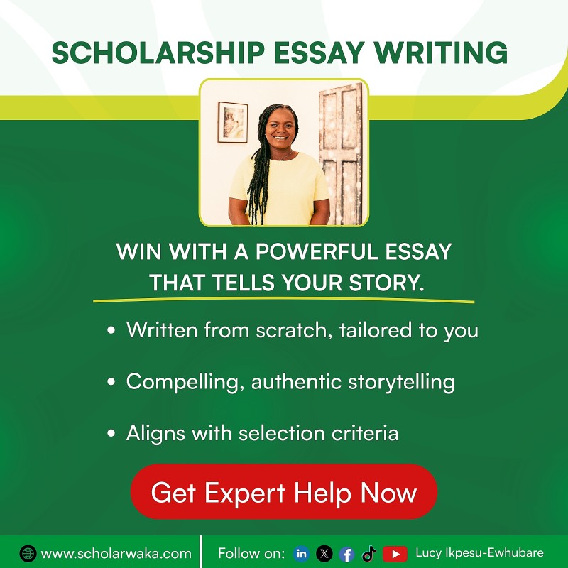 Scholarship Essays Writing From Scratch - ScholarWaka