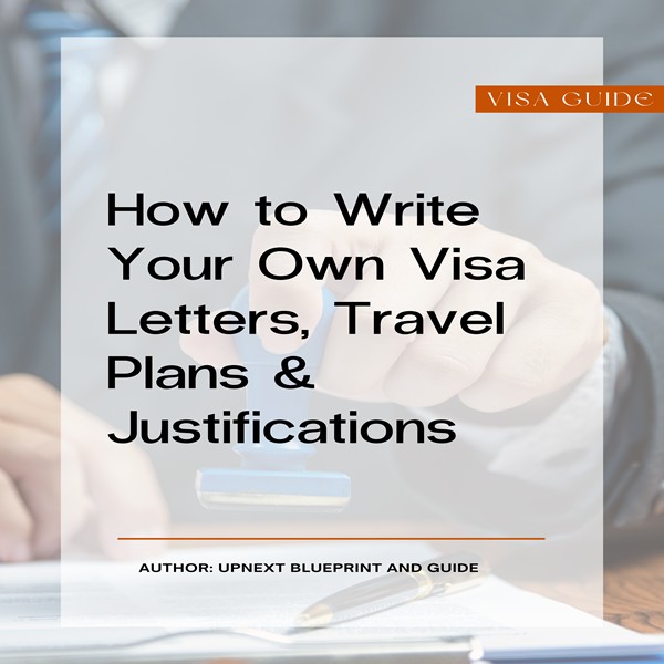 Visa Bundle eBook + Templates How to Write Your Own Visa Letters, Travel Plans & Justifications