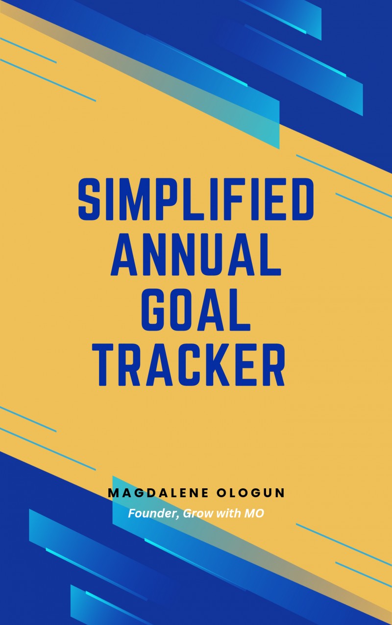 Simplified Annual Goal Tracker