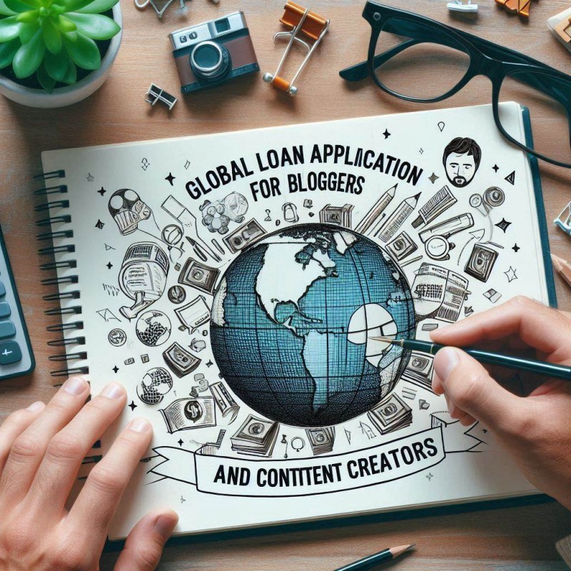 Global Loan Application for Bloggers & Content Creators