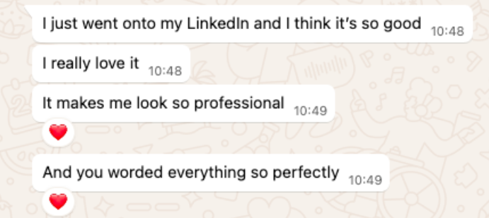 Customer review 1