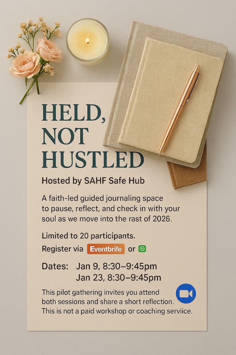 Held Not Hustled Journaling Session