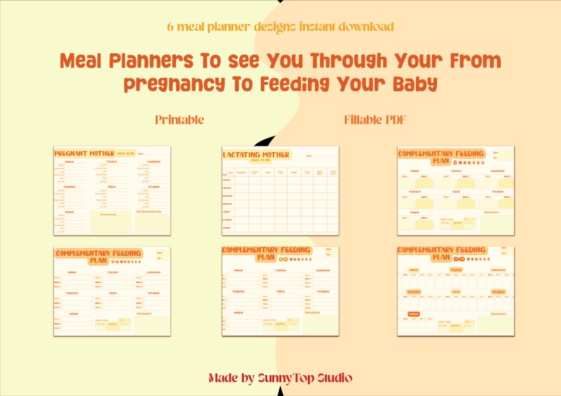Mother's Bundle meal planners