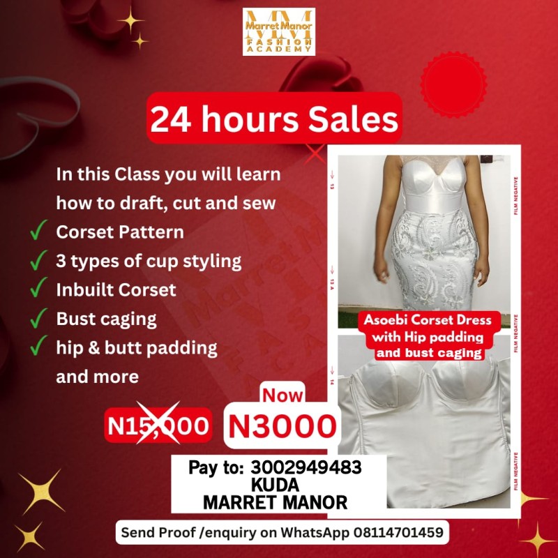 Asoebi Corset 24 hours Sale