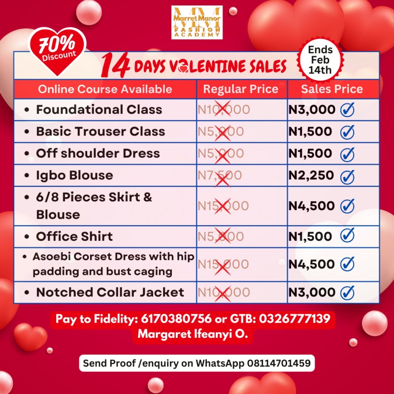 14 Days Valentine Sales