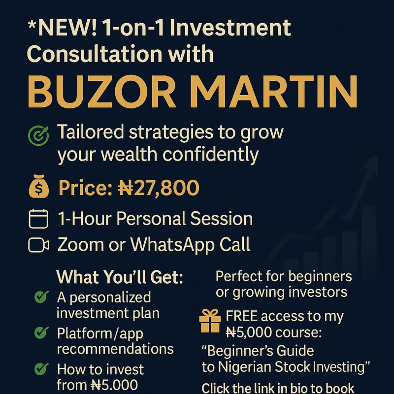 One on One Consultation with Buzor Martin