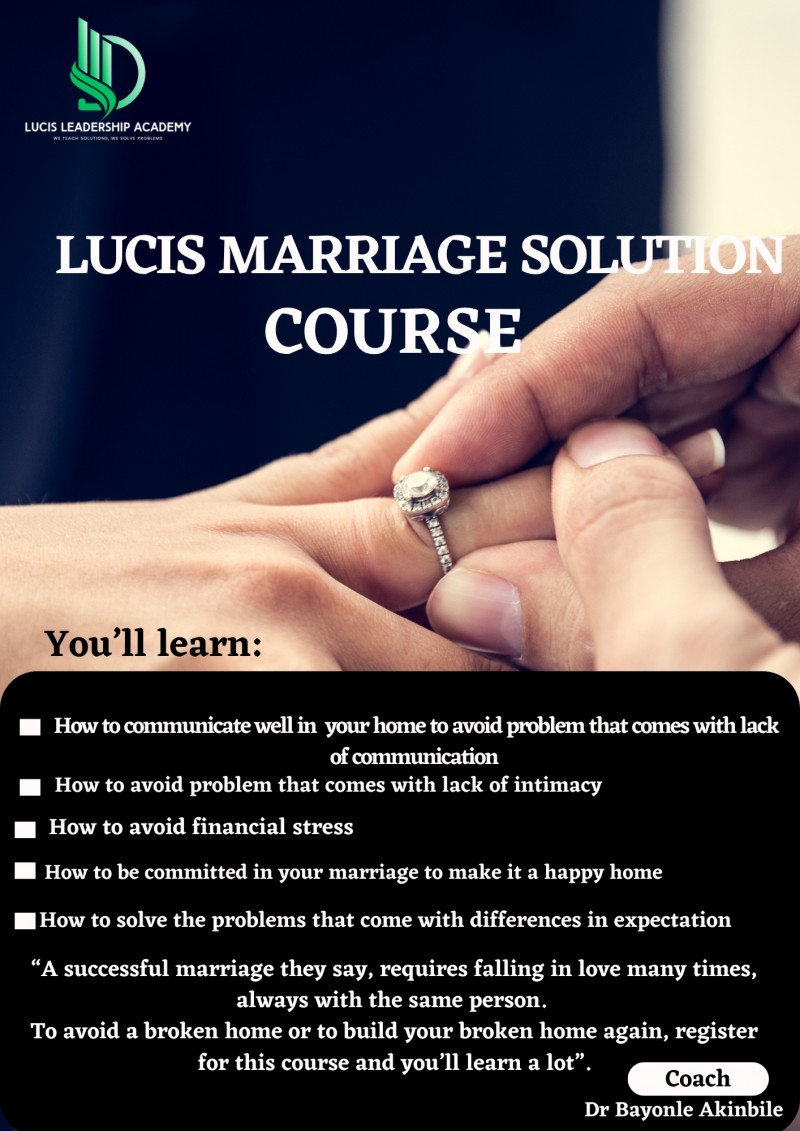 MARRIAGE SOLUTION