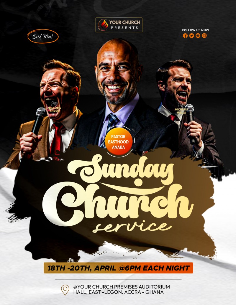 PSD CHURCH FLYER TEMPLATE