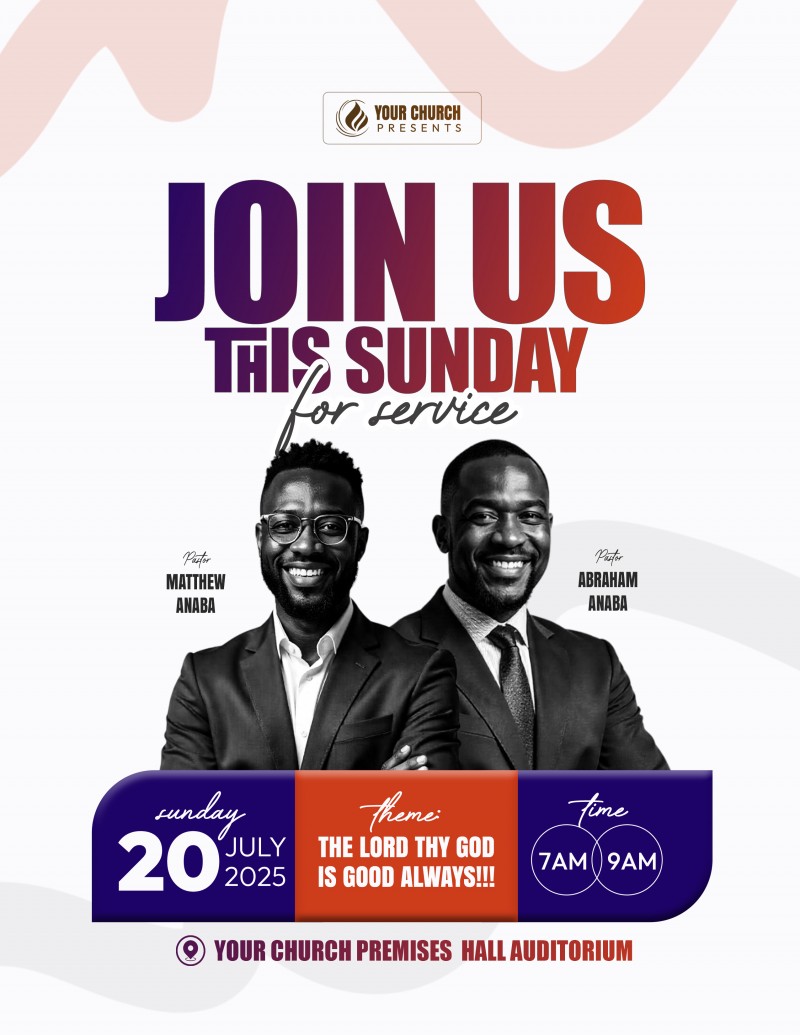 PSD CHURCH FLYER TEMPLATE