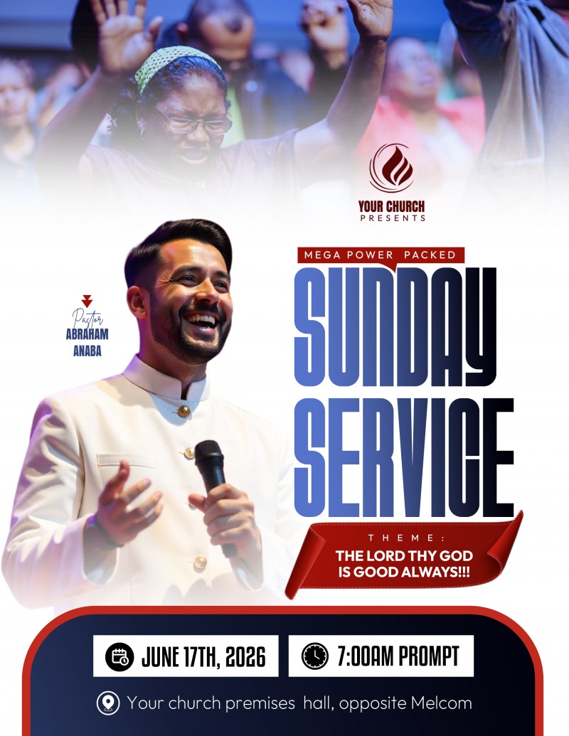 PSD CHURCH FLYER TEMPLATE
