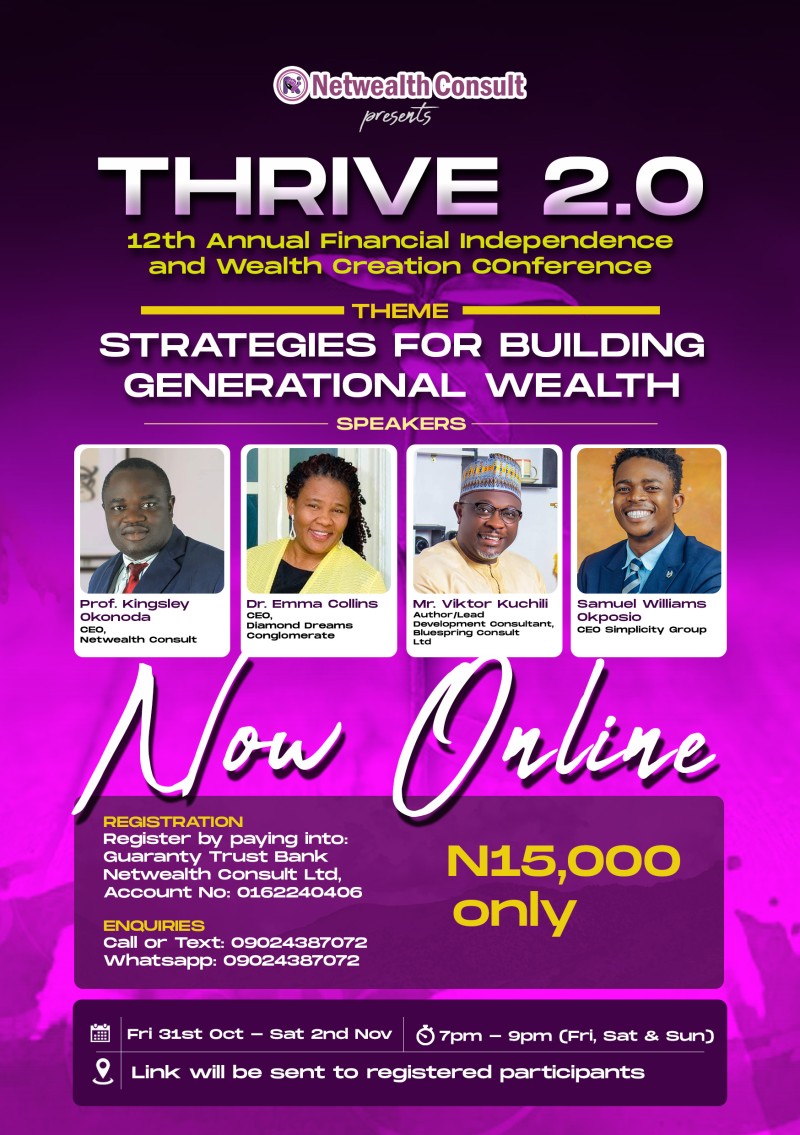 Thrive 2.0: 12th Annual Financial Independence and Wealth Creation Conference