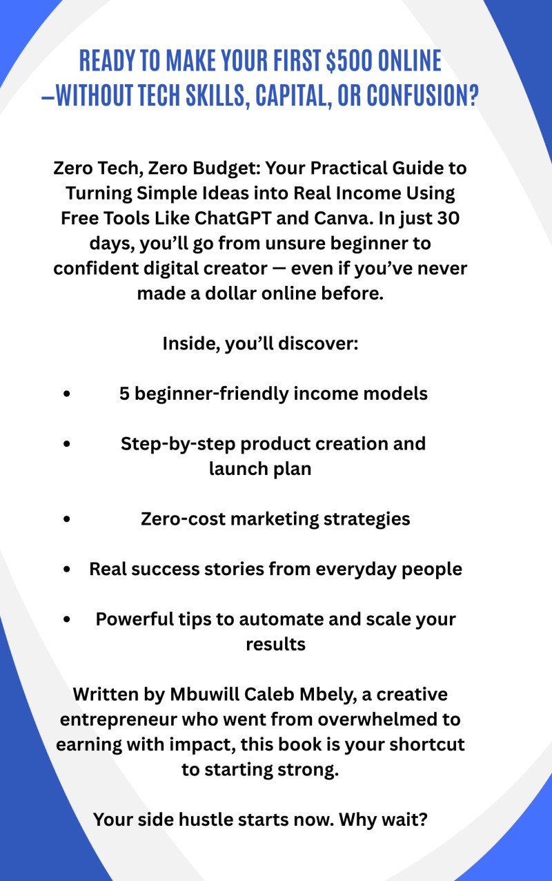 Zero Tech, Zero Budget: Make Your First $500 with ChatGPT in 30 Days