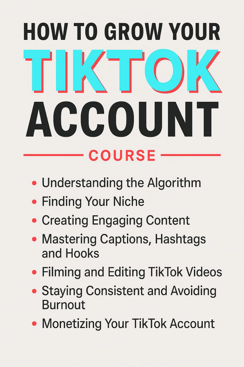 Buy Ebook: How to Grow your TikTok Account by Meet (Academy) on Selar