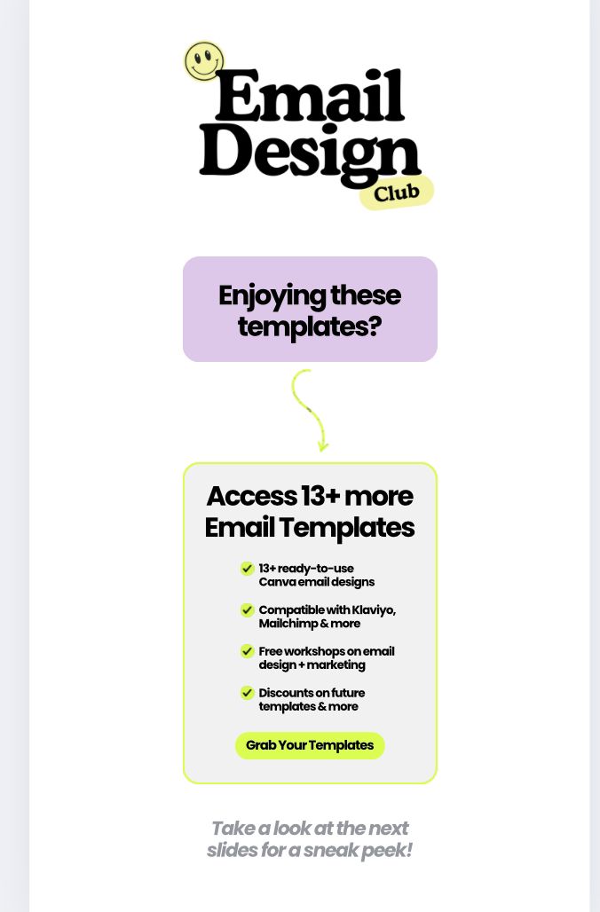 13+ Email templates for brands, companies and beginners
