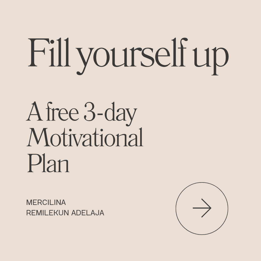 Fill yourself up