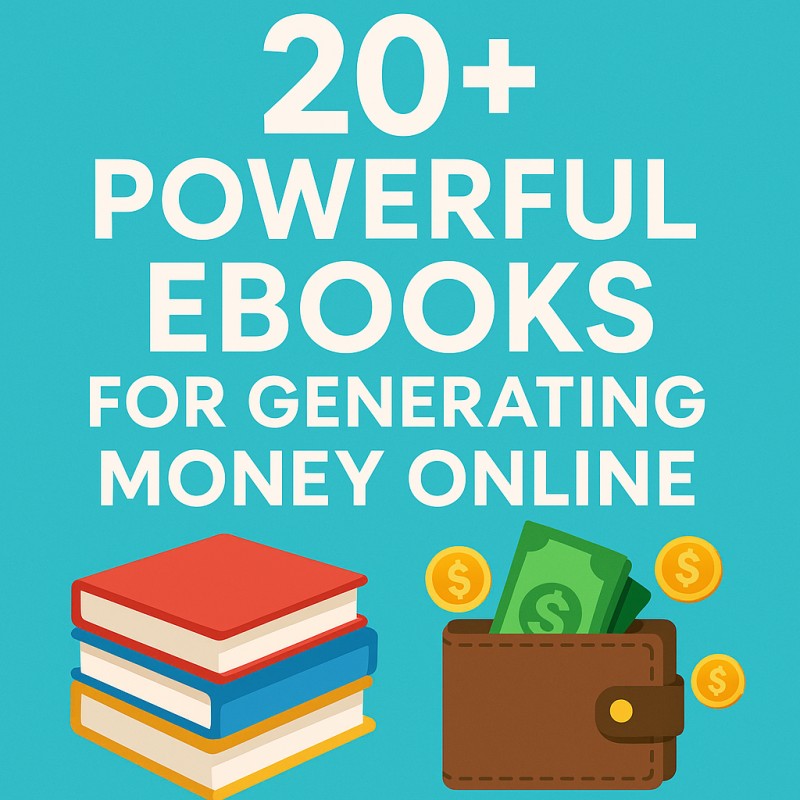 20+ Ebooks for generating money online