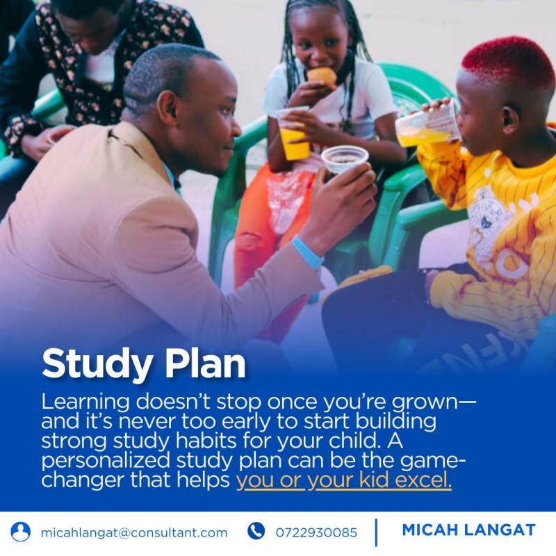 Study Plan Preparation Service