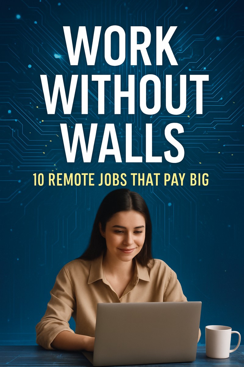 Work Without Walls: 10 Remote Jobs That Pay Big