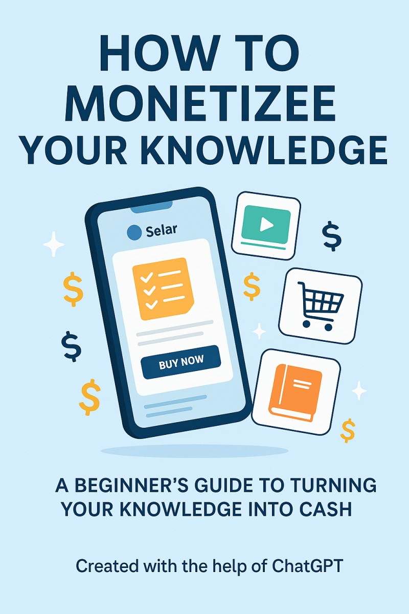 How to monetize your knowledge and ideas