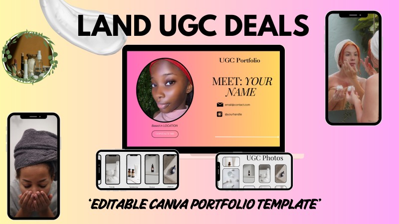 EDITABLE CANVA PORTFOLIO TEMPLATE