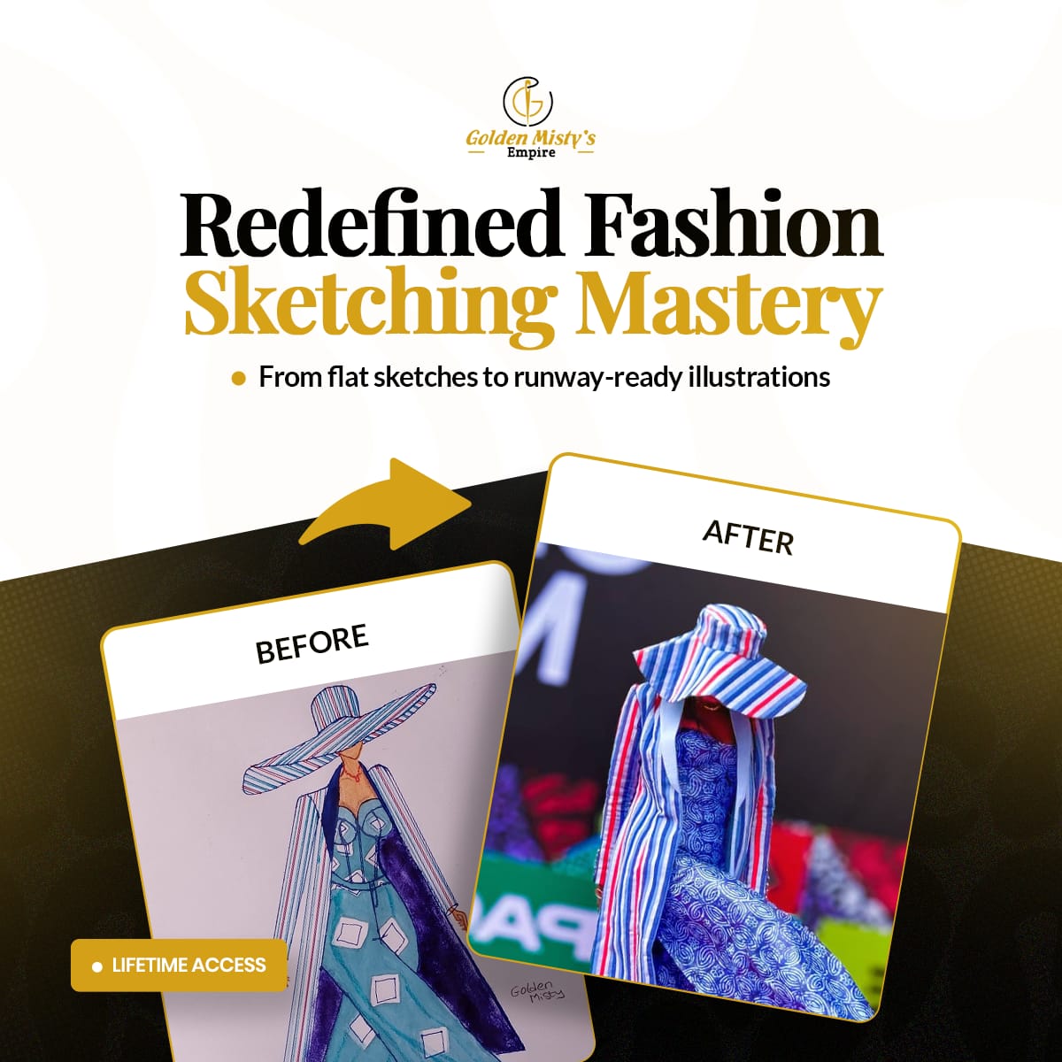 Redefined Fashion Sketching Mastery