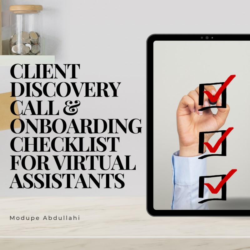 Client Discovery Call & Onboarding Checklist for VAs
