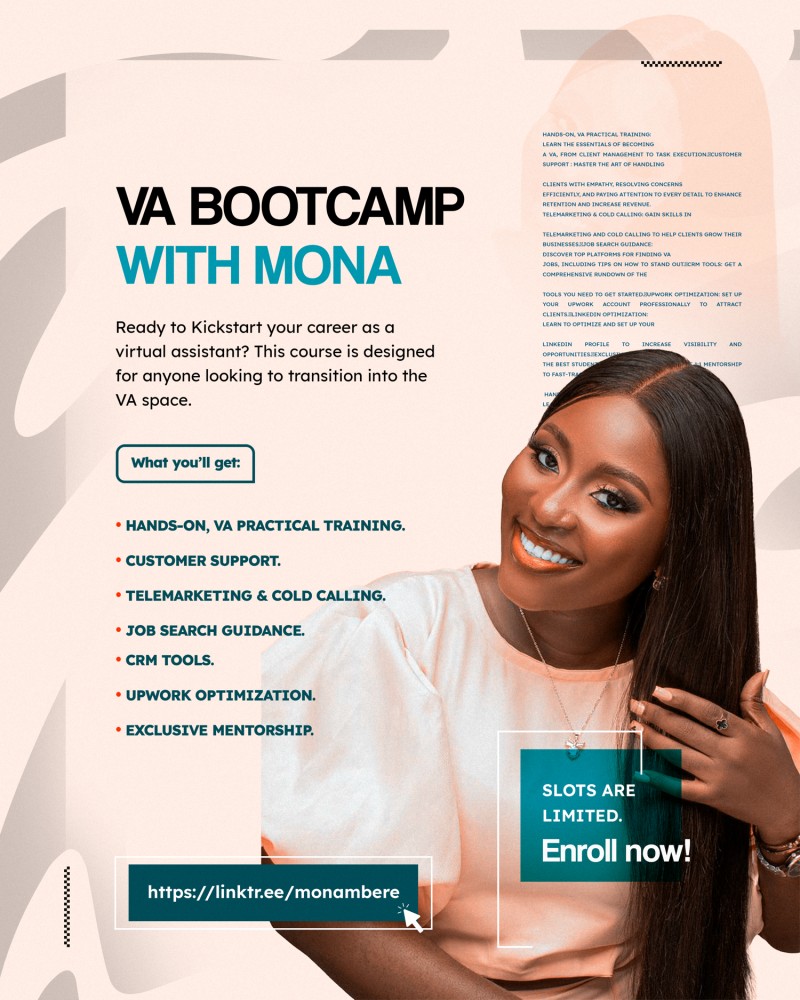Virtual Assistant Masterclass with Mona