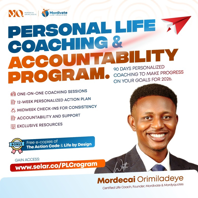 Subscribe Personal Life Coaching & Accountability Program by Mordecai ...