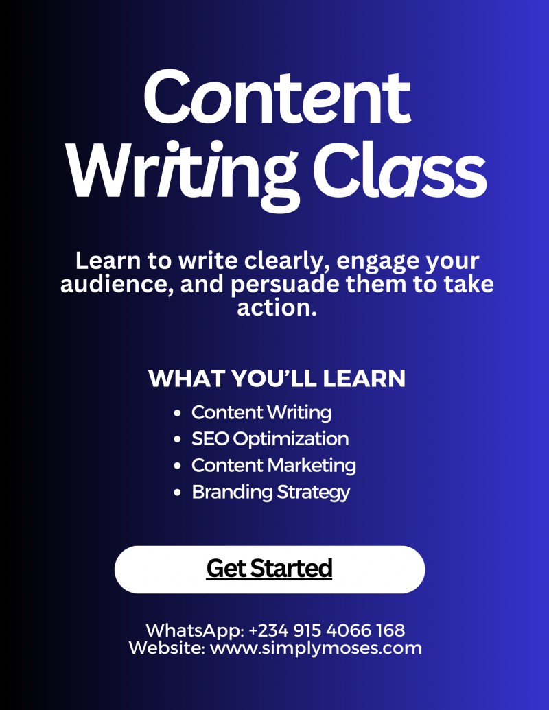 Content Writing Class: How to Write Clear And Engaging Content