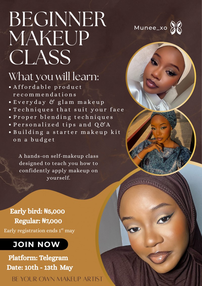 Beginner makeup class
