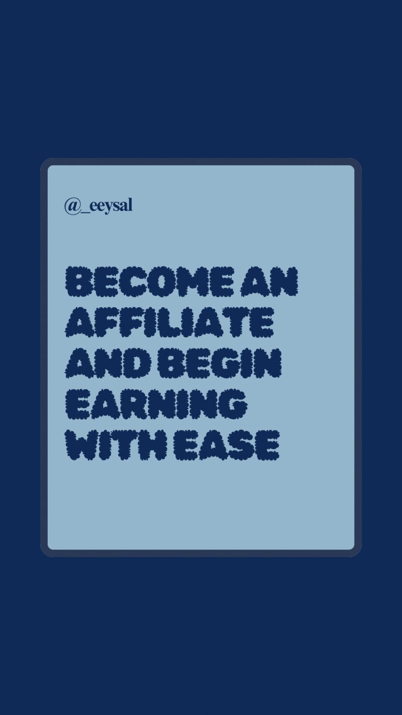 BEING AN AFFILIATE with Eeysal