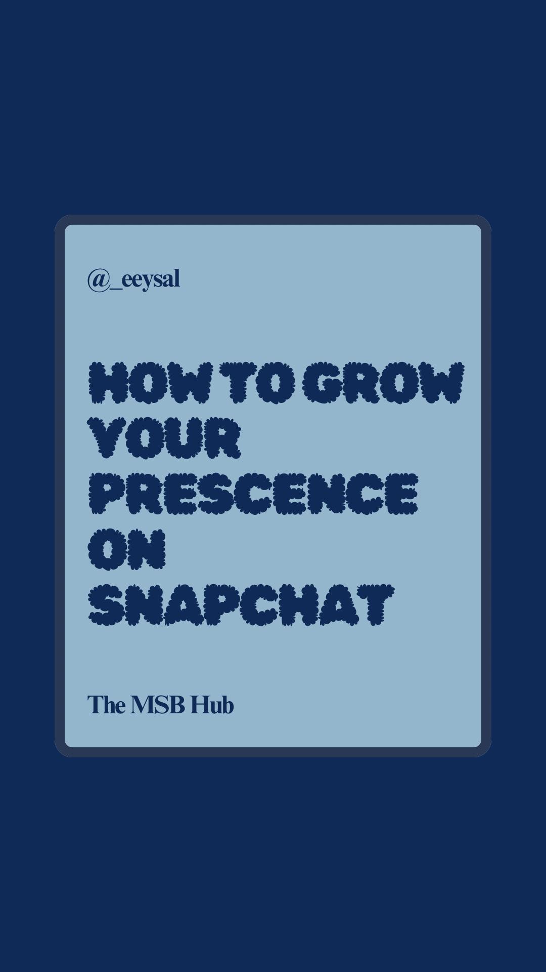 SNAPCHAT GROWTH CLASS