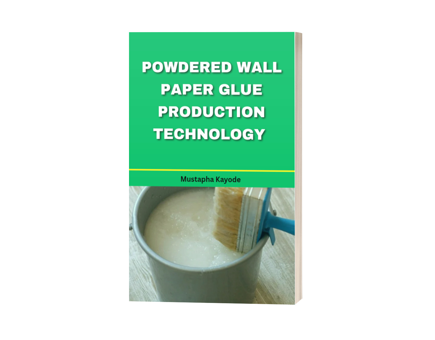 Powdered wall paper Glue adhesive production technology
